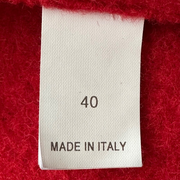 Brunello Cucinelli Womens Monili Collar Poppy Coat WOMENS SZ IT 40 / US 4 - Picture 16 of 16